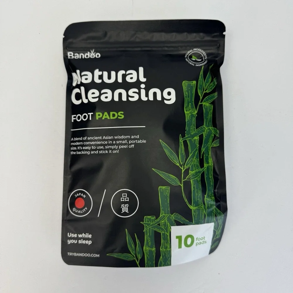 Bandoo Original Deep Cleansing Foot Pads |‎ Rana Pads | Premium Natural Bamboo